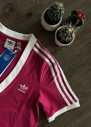 Футболка жіноча, кроп/adidas/адидас2 фото