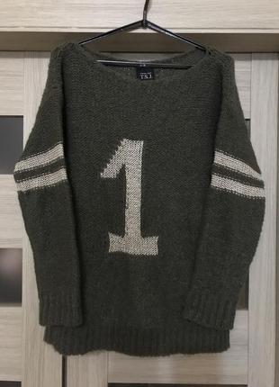 Класний светр, кофта twin-set , італія, у складі шерсть і мохер!