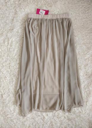Стильная изысканная юбка юбка mivite, италия, р.s/m8 фото