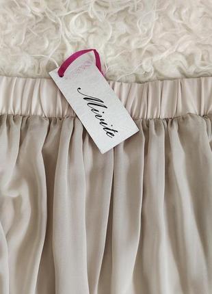 Стильная изысканная юбка юбка mivite, италия, р.s/m9 фото