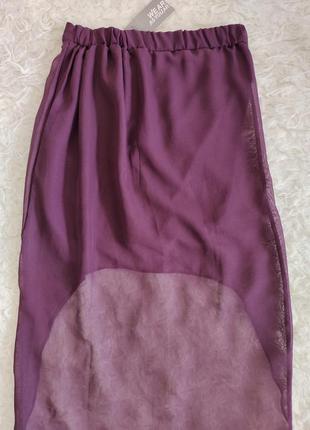 Стильная легкая юбка terranova, р.xs/s9 фото