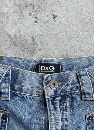 Dolce &amp; gabbana y2k denim mini skirt 00s/millennial/vintage4 фото