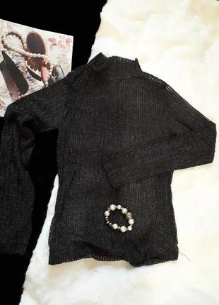 Сірий гольф з люрексом 2