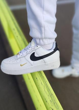 Кроссовки nike air force 1 essential white/black3 фото