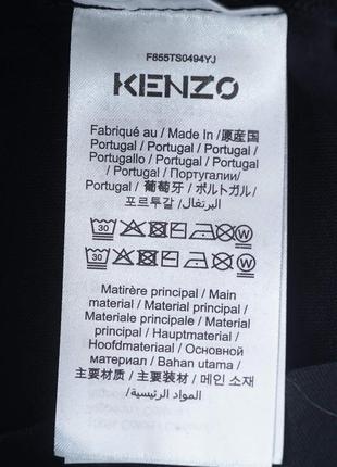 Мужская футболка kenzo черного цвета с принтом.5 фото