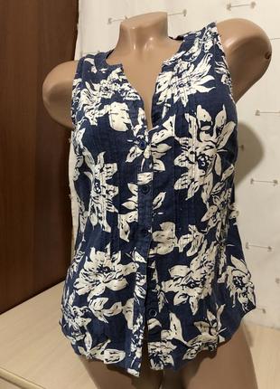 Льняная блузка