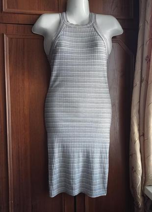 Платье сарафан полоску2 фото