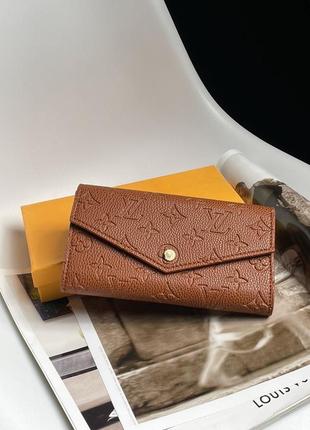 Коричневый кошелек турция louis vuitton женский2 фото