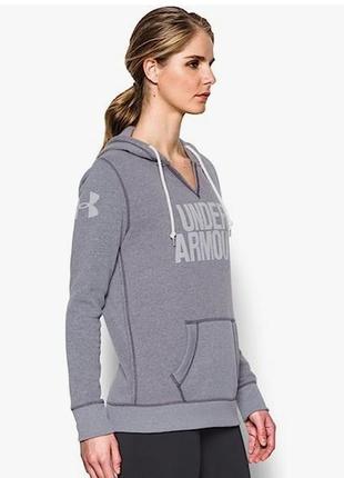 Жіноче оригінальне  флісове худі/толстовка/кофта  under armour  з капюшоном3 фото