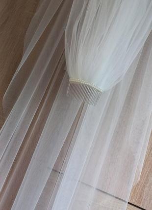 Фата длиной 220 см