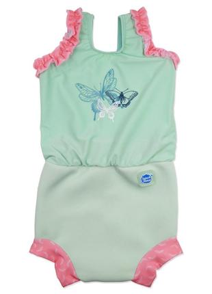 Купальник для немовлят з непромокаючим трусиками splash about  купальник 0-4м upf50+