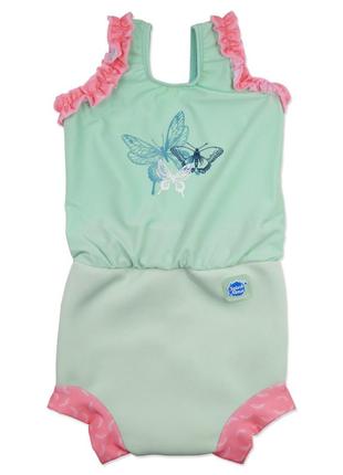 Купальник для немовлят з непромокаючим трусиками splash about  купальник для новонароджених0-4м upf