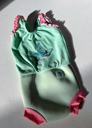 Купальник для младенцев с непромокаемым трусиками splash about купальник для новорожденных0-4м upf6 фото