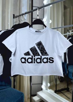 Топ с накатом🖤топ adidas топ в стиле адидас