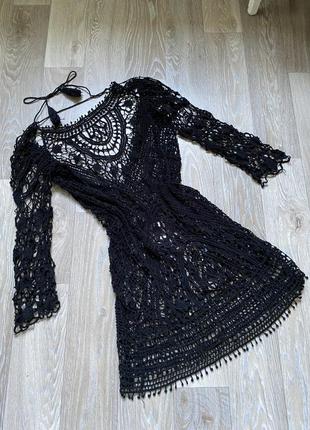 Туника- сетка на пляж