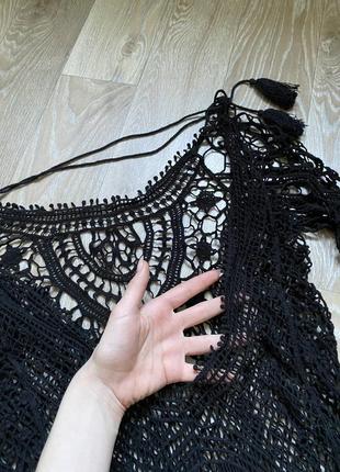 Туника- сетка на пляж