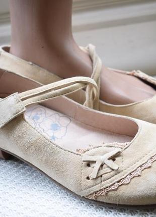 Замшевые туфли мокасины балетки лодочки brako р. 42 28 см на широкую стопу