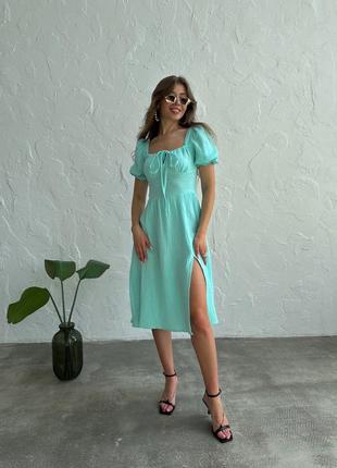 Ідеальна сукня з мусліну. на грудях регулюється завязками, по спинці резинка, рукавчики на резинці