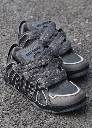 Оригинал кроссовки old order sneaker series skater black dark grey олд ордер