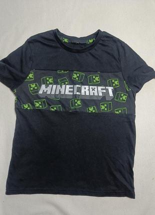 Бавовняна футболка з принтом minecraft
