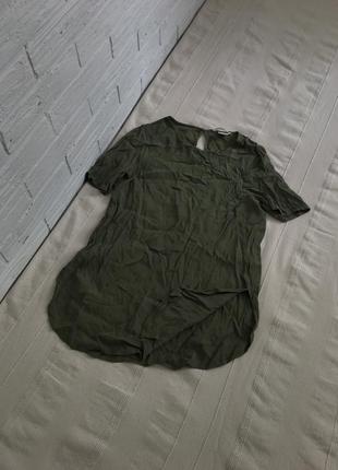 Віскозна блуза з розпорками по боках від h&m 🕊 як zara mango