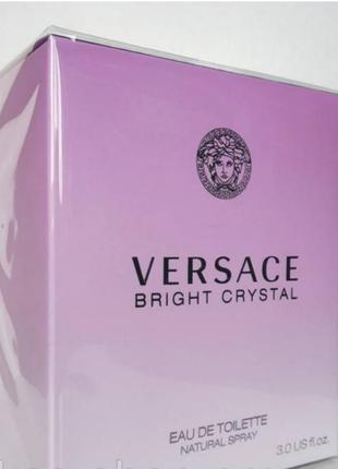 90 мл. версаче брайт кристал рожевий оригінал італія versace bright crystal3 фото