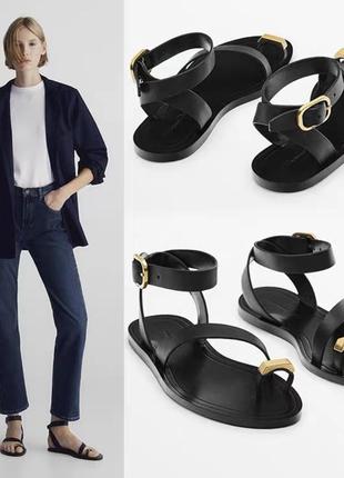 Шкіряні сандалі massimo dutti