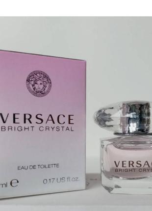 5 мл. итальялия уерсаче брайт кристалл розовый versace bright crystal оригинал итальялия