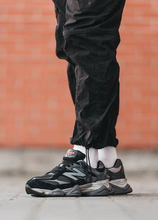 Кроссовки new balance 9060 black grey