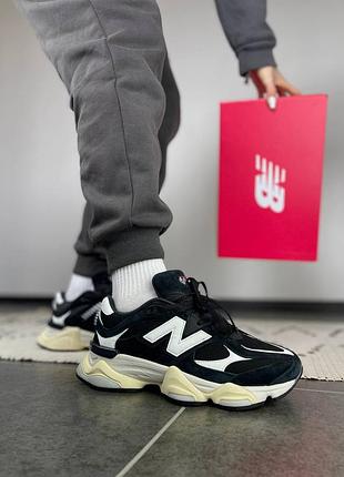 Кроссовки new balance 9060 black white