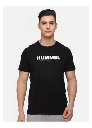 Футболка с логотипом для мужчины hummel 212569 s черный