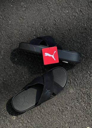 Замшеві шльопанці puma slide. оригінал.