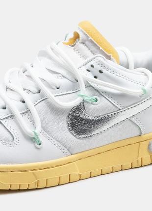 Мужские кроссовки nike sb dunk low off-white l01.6 фото