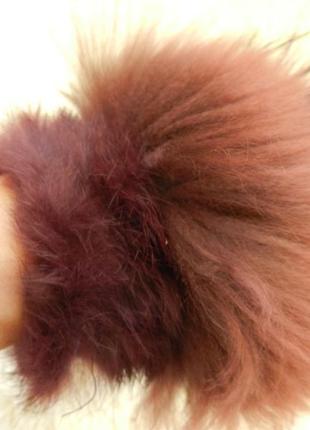 ✅ перчатки с натуральным мехом енот и кролик