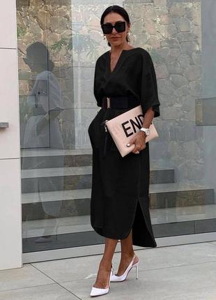 Стильное платье 🌿 льон