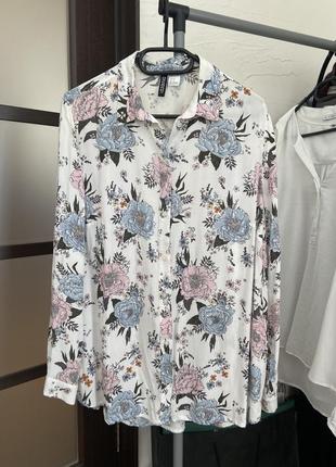 Рубашка h&amp;m вискоза l-xxl