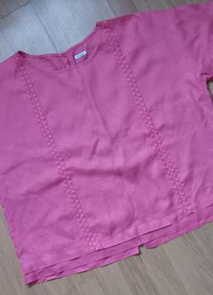 Блузка блуза оверсайз льон 100 %