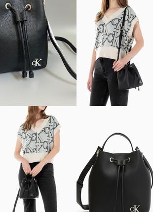 Сумка calvin klein бакет ведро кельвин клюйн оригинал