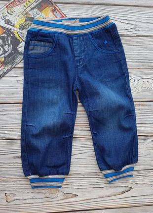 Стильные легкие джинсовые штаны для девочки на 9-12 месяцев name it