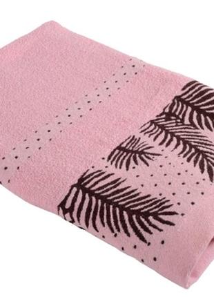 Текстиль банный soho полотенце банный 70*140см хлопок leaf soft pink tzp113