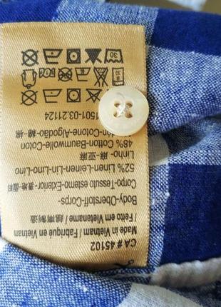 Мужская льняная тенниска рубашка scotch&soda amsterdam оригинал3 фото