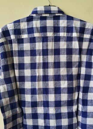 Мужская льняная тенниска рубашка scotch&soda amsterdam оригинал5 фото