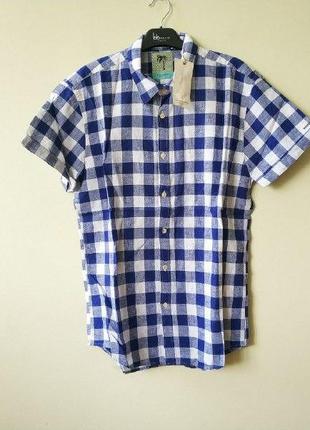 Мужская льняная тенниска рубашка scotch&soda amsterdam оригинал