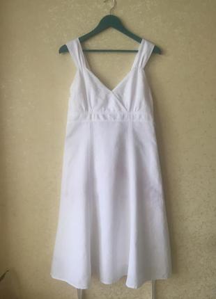 Сукня s.oliver льняна розмір s, м біла