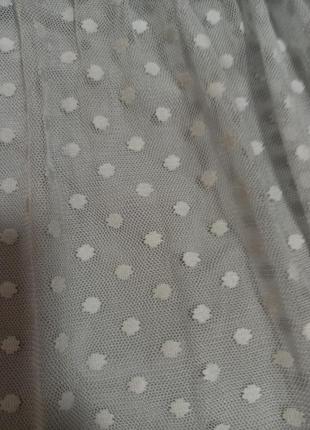 Роскошная юбка сетка юбка меди в горох8 фото