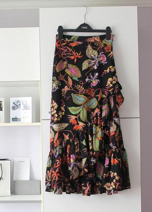 Меди юбка с рюшами от h&m