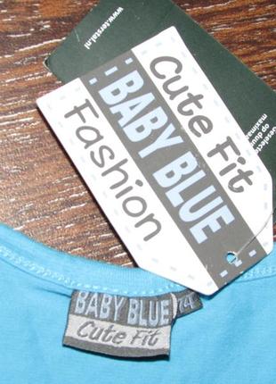 Брендовий футболка 74 р. baby blue оригінал!2 фото