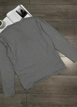 Стильный лонгслив huf royale long sleeve striped t-shirt with embroidered logo3 фото