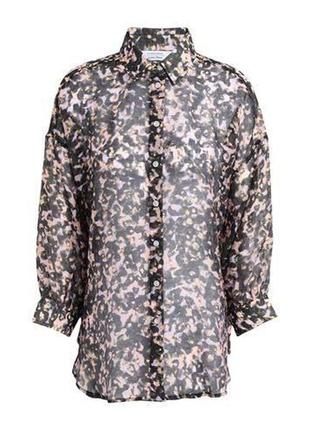 Красивая блуза свободного кроя из легкой ткани от & other stories.3 фото
