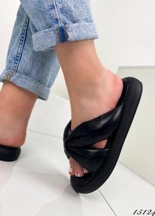 Дутые шлепанцы / шлепанцы шлепанцы дутки платформа сланцы сабо шлепки мюлы